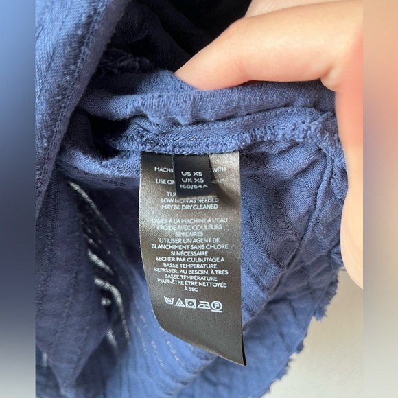 women’s Free People We The Free Ava Oversized Top in Shaded Lake Size XS. - Picture 5 of 5